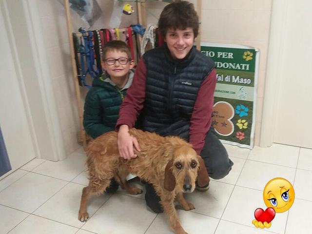 Lea con la sua nuova famiglia